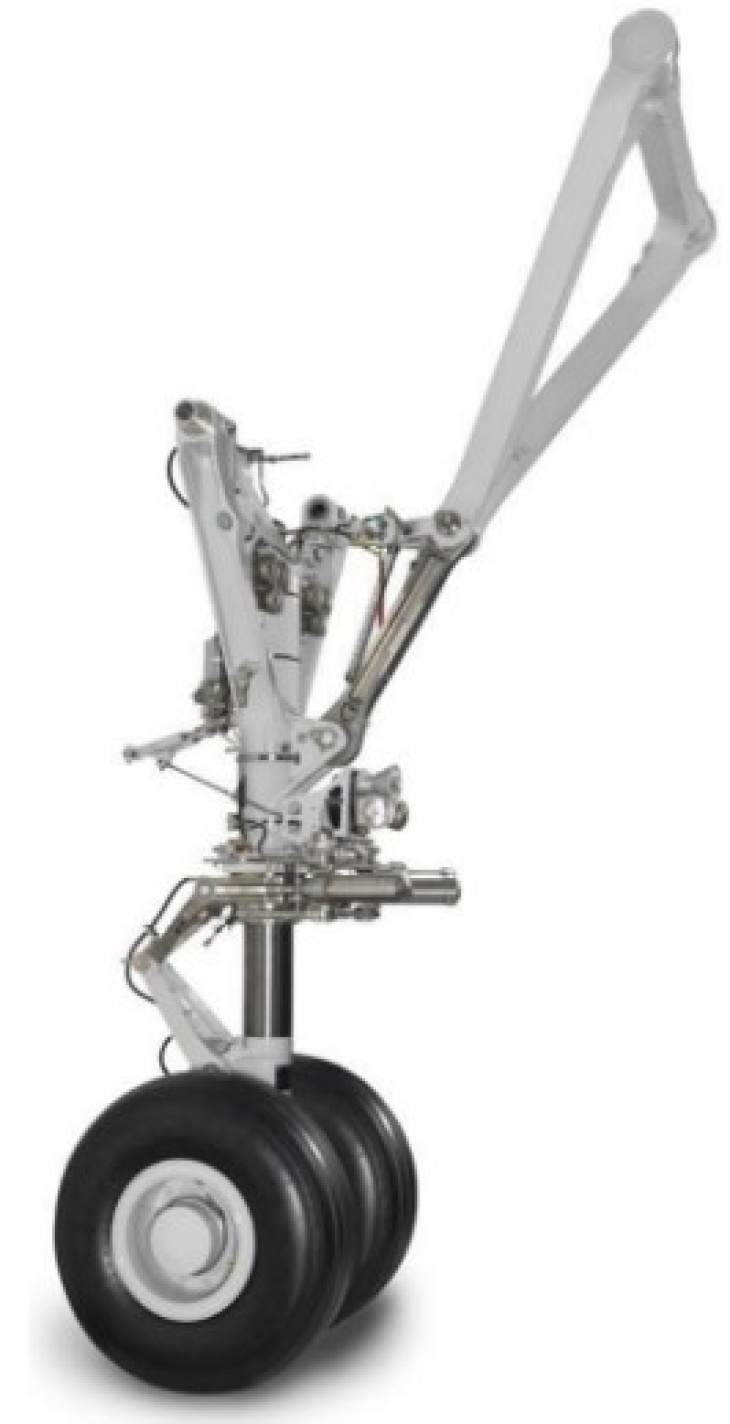 Aircraft landing gear structure constructed with UHSS